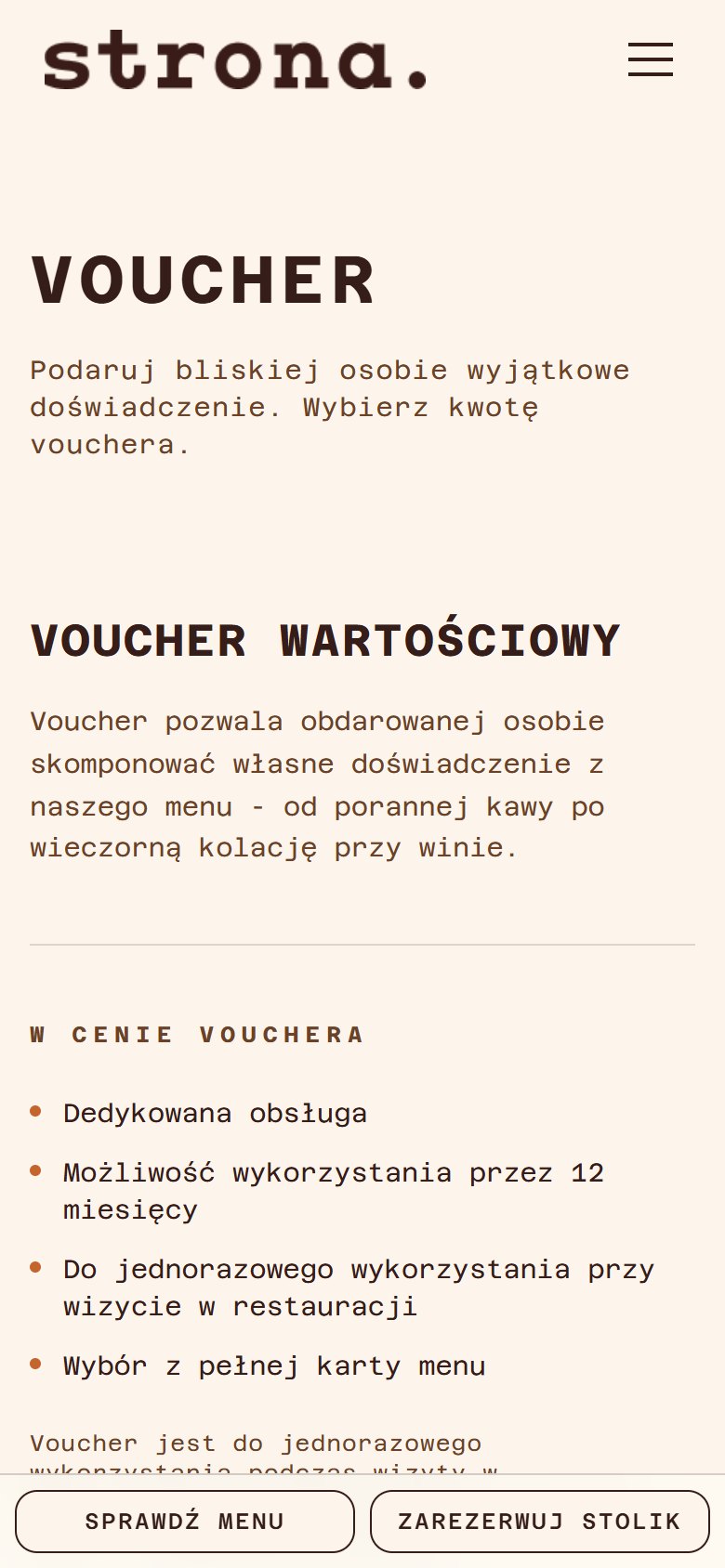 Shop on mobile